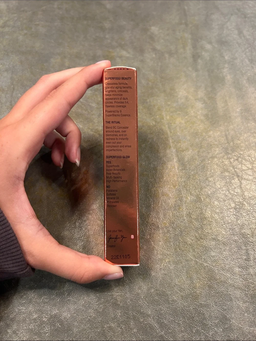 YENSA SKIN ON SKIN BB + CC FULL COVERAGE HYALURONIC SERUM CONCEALER